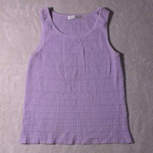 Lavender Knit Tank Top